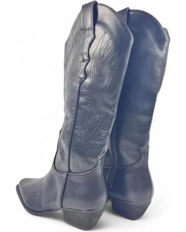 TIMBOS STIVALE COWBOY CLASSICO BLU 132216 NEGRO