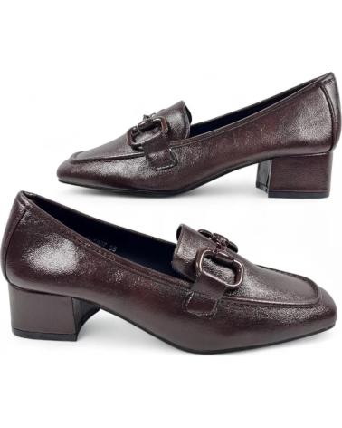 MOCASSINO CON TACCO TIMBOS 132203 COLORE MARRONE MARRóN