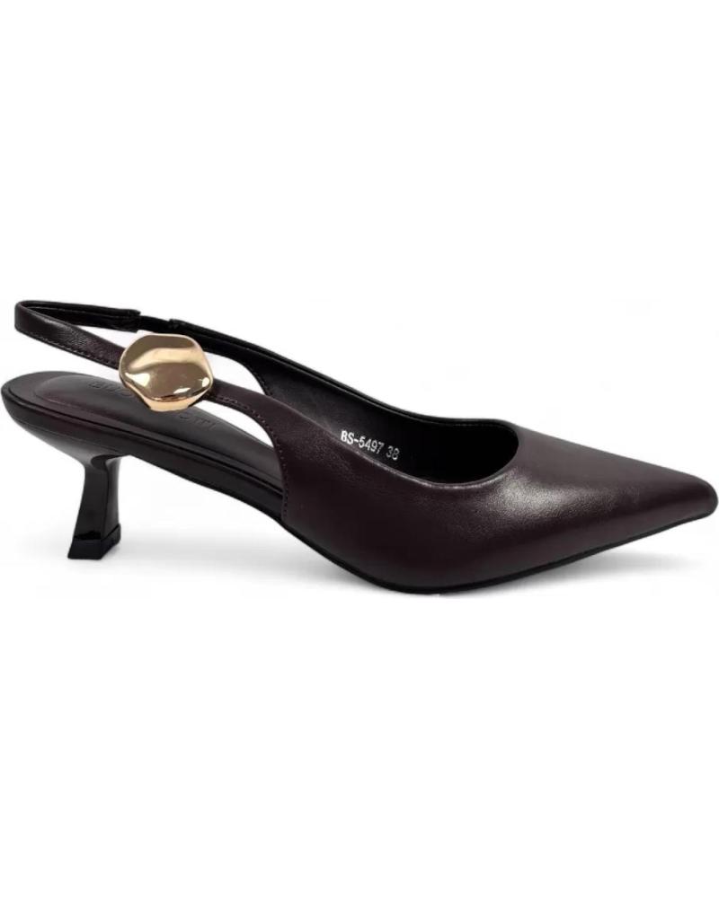 TIMBOS SLINGBACK PUMPS 132199 BRAUN SPITZER ZEH MARRóN