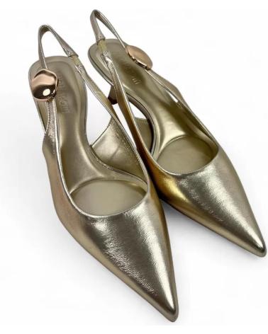 TIMBOS SLINGBACK PUMPS 132198 GOLD SPITZER ZEH AMARILLO