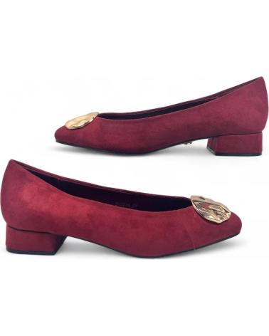TIMBOS BALLERINA 132197 MIT NIEDRIGEM ABSATZ WEINROT ROJO