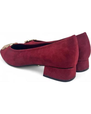 TIMBOS BALLERINA 132197 MIT NIEDRIGEM ABSATZ WEINROT ROJO