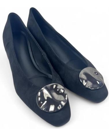 TIMBOS SABRINAS COM SALTO BAIXO MODELO 132196 PRETO NEGRO