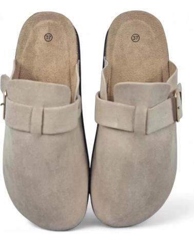 TIMBOS ZUECO COMODO PLANO MUJER 132160 BEIGE