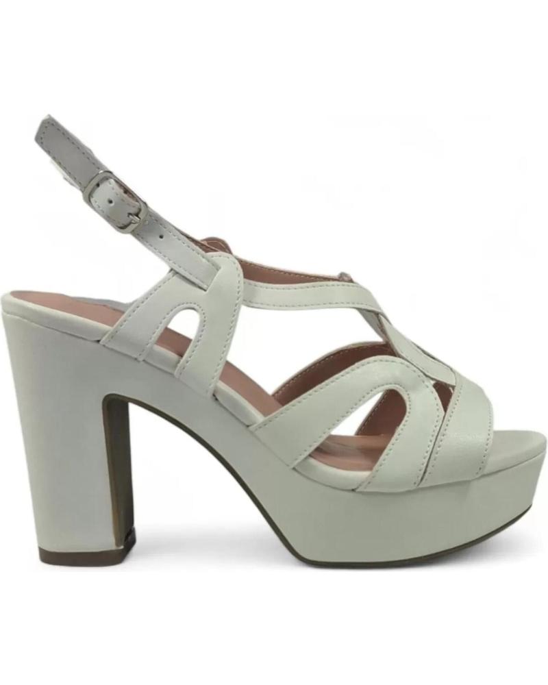 TIMBOS SANDALIA TACON PLATAFORMA NOVIA 132130 BLANCO
