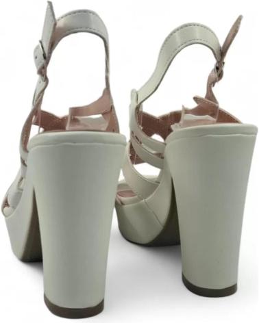 TIMBOS SANDALIA TACON PLATAFORMA NOVIA 132130 BLANCO