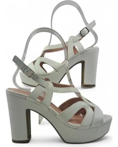 TIMBOS SANDALIA TACON PLATAFORMA NOVIA 132130 BLANCO