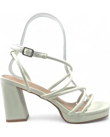 TIMBOS SANDALIA TACON PLATAFORMA NOVIA 132129 BLANCO
