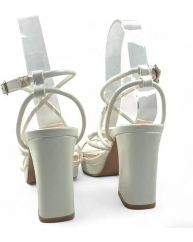 TIMBOS SANDALIA TACON PLATAFORMA NOVIA 132129 BLANCO