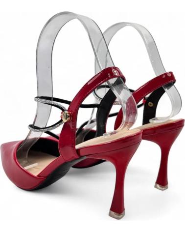 TIMBOS SANDALIA TACON FIESTA DE MUJER 132093 ROJO