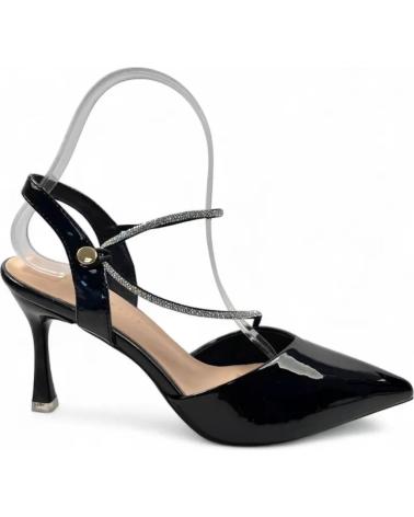 TIMBOS SANDALIA TACON FIESTA DE MUJER 132092 NEGRO