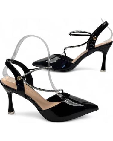 TIMBOS SANDALIA TACON FIESTA DE MUJER 132092 NEGRO