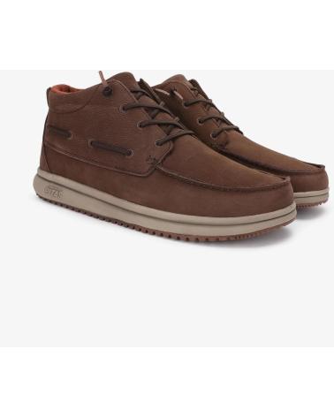 WALK IN PITAS TIMOR LEATHER: BOTA DE PELE HIDROFUGADA CASTANHA MARRON