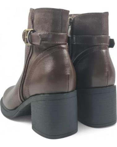TIMBOS BOTIN TACON DE MUJER MARRON 132075 MARRóN