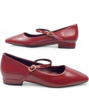 TIMBOS SALON TACON VESTIR MUJER VINO 132051 ROJO