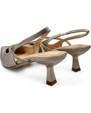 TIMBOS TACON DESTALONADO FIESTA MUJER ORO 132047 AMARILLO