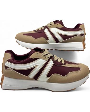 TIMBOS ZAPATILLA DEPORTIVA DE HOMBRE VINO 132037 ROJO