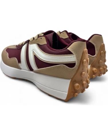 TIMBOS ZAPATILLA DEPORTIVA DE HOMBRE VINO 132037 ROJO