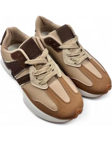 TIMBOS DEPORTIVA DE MUJER CAMEL 132019 MARRóN
