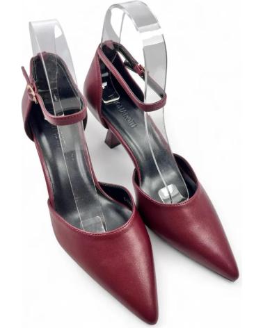 TIMBOS TACON VESTIR DE MUJER VINO 132015 ROJO