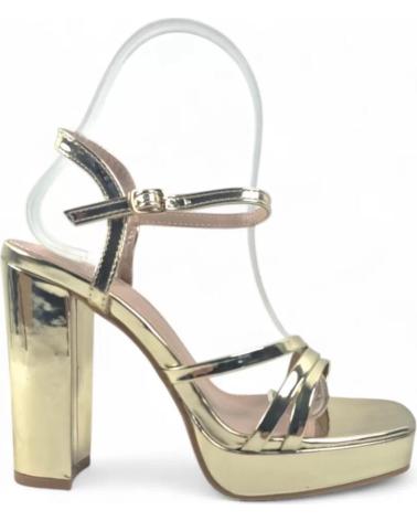 TIMBOS SANDALIA TACON PLATAFORMA FIESTA MUJER ORO 131837 AMARILLO