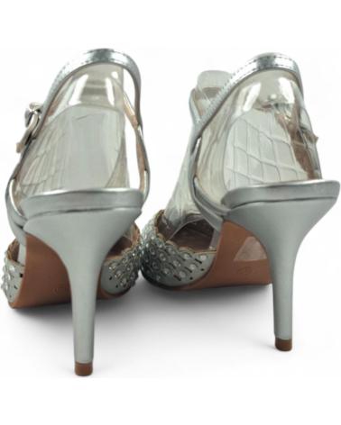 TIMBOS SANDALIA TACON FIESTA MUJER PLATA 131823 PLATEADO