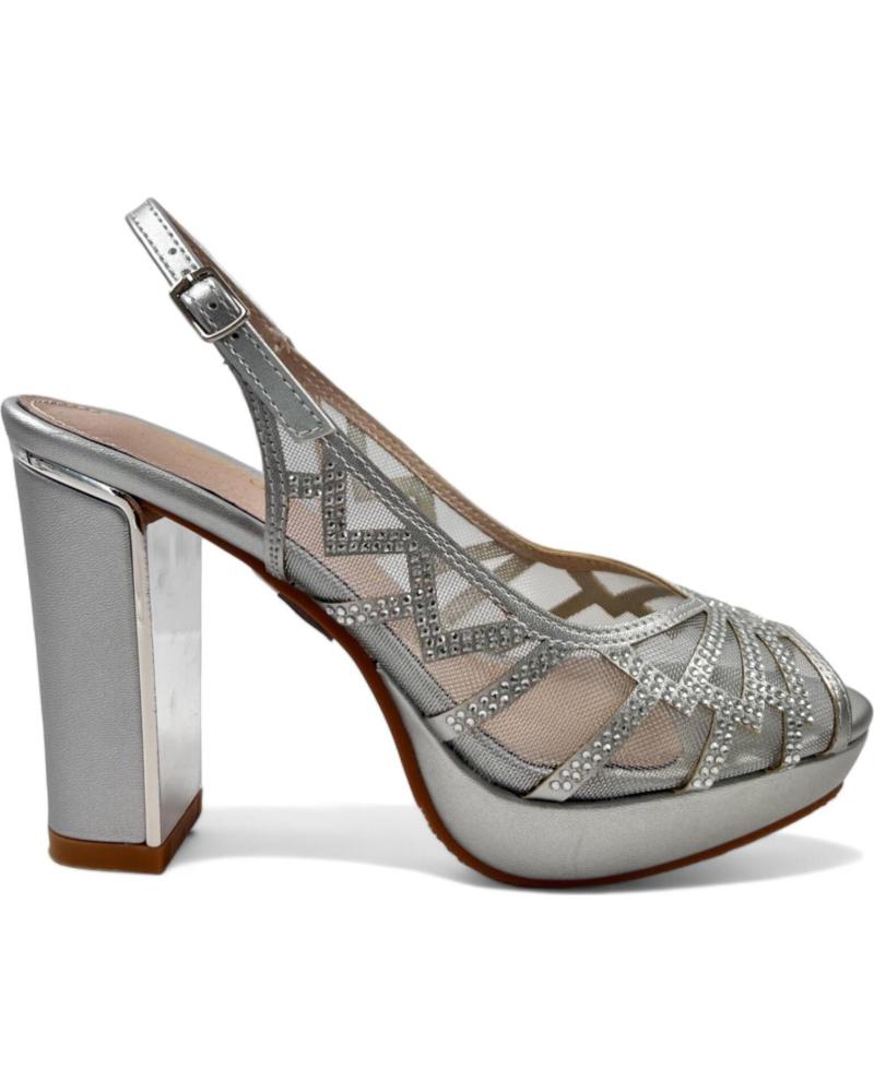 TIMBOS SANDALIA TACON FIESTA MUJER PLATA 131817 PLATEADO