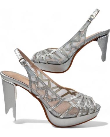TIMBOS SANDALIA TACON FIESTA MUJER PLATA 131817 PLATEADO