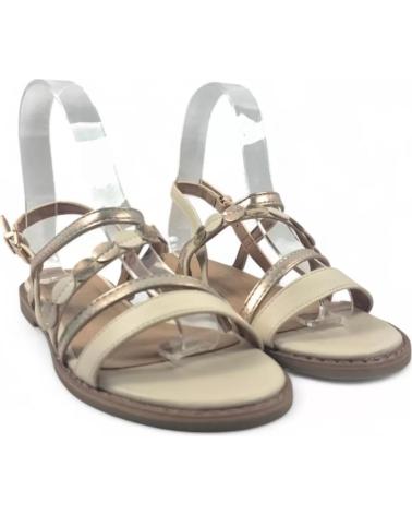 TIMBOS SANDALIA PLANA COMODA DE MUJER 131802 BEIGE