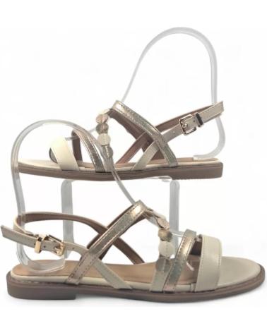 TIMBOS SANDALIA PLANA COMODA DE MUJER 131802 BEIGE