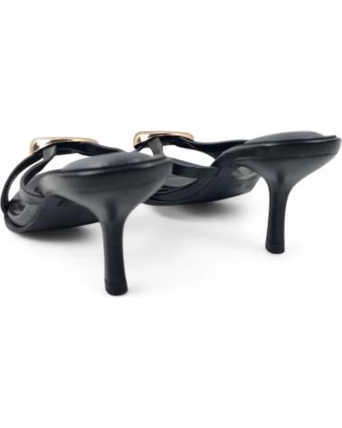 TIMBOS ZUECO TACON DE MUJER 131791 NEGRO