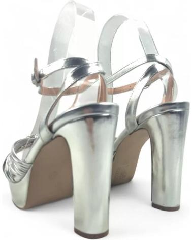 TIMBOS SANDALIA TACON PLATAFORMA FIESTA MUJER PLATA 131787 PLATEADO