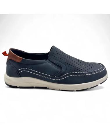 TIMBOS MOCASIN PICADO COMODO DE HOMBRE MARINO 131706 AZUL