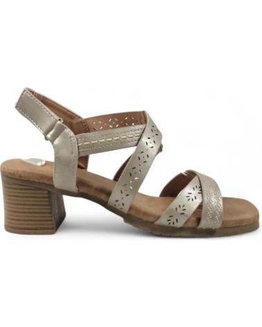 TIMBOS SANDALIA TACON VESTIR DE MUJER TAUPE 131693 VERDE