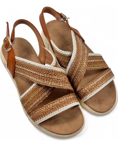 TIMBOS SANDALIA CUNA COMODA DE MUJER CAMEL 131633 MARRóN