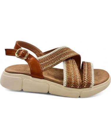 TIMBOS SANDALIA CUNA COMODA DE MUJER CAMEL 131633 MARRóN