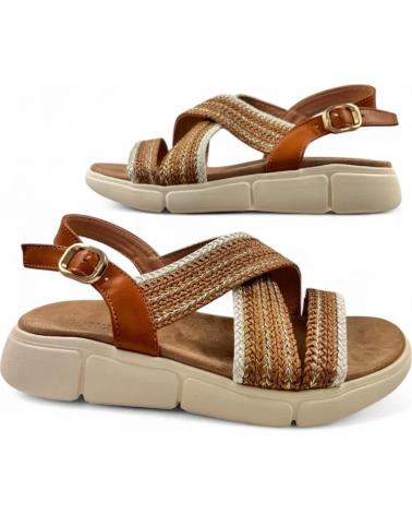 TIMBOS SANDALIA CUNA COMODA DE MUJER CAMEL 131633 MARRóN