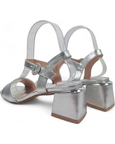 TIMBOS SANDALIA TACON FIESTA DE MUJER 131607 PLATEADO