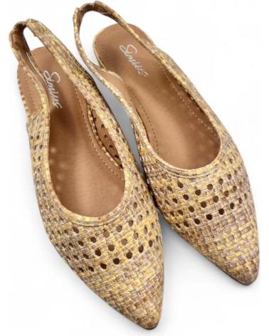 TIMBOS TACON DESTALONADO VESTIR MUJER KAKI 131571 MARRóN