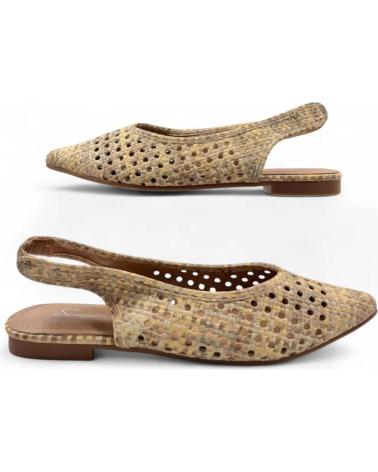 TIMBOS TACON DESTALONADO VESTIR MUJER KAKI 131571 MARRóN