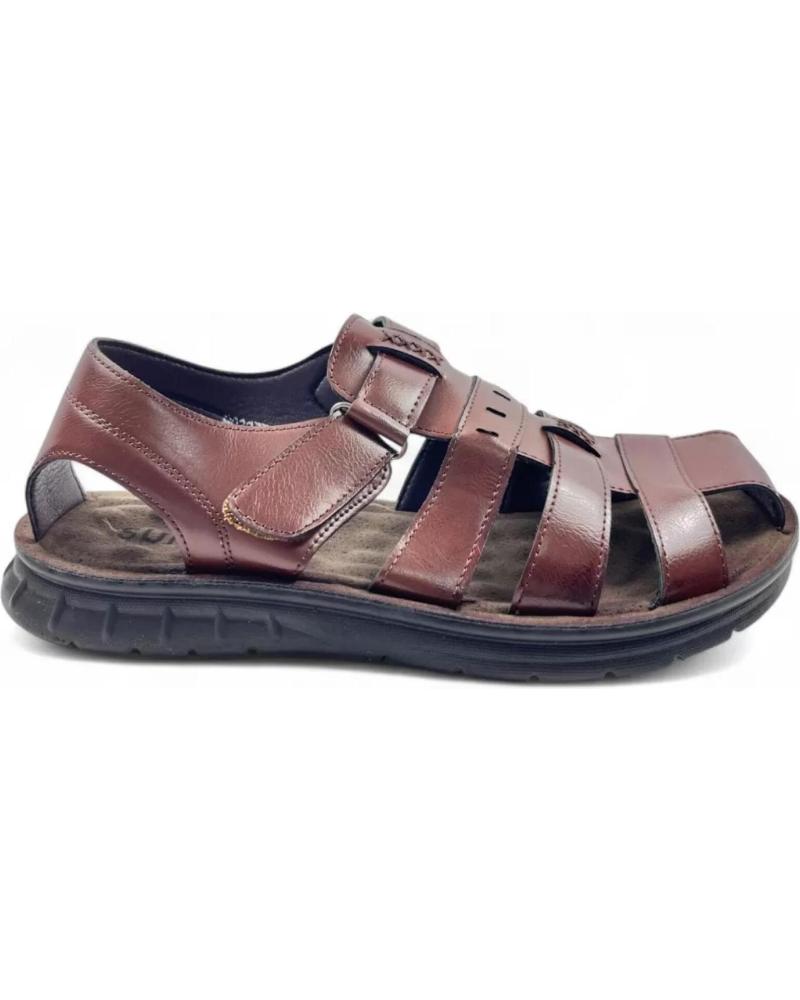 TIMBOS SANDALIA CERRADA DE HOMBRE MARRON 131558 MARRóN