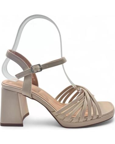 TIMBOS SANDALIA TACON FIESTA DE MUJER 131545 BEIGE