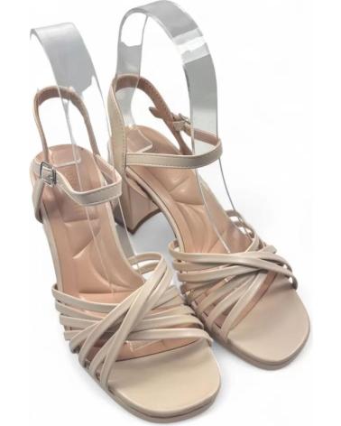 TIMBOS SANDALIA TACON FIESTA DE MUJER 131545 BEIGE