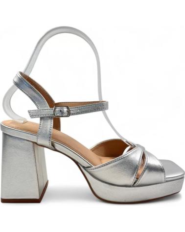 TIMBOS SANDALIA TACON FIESTA DE MUJER 131538 PLATEADO