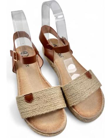 TIMBOS FLACHE ESPARTO-SANDALE BEIGE MODELL 131537 BEIGE
