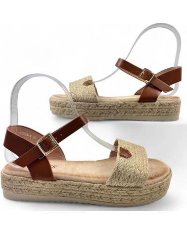 TIMBOS FLACHE ESPARTO-SANDALE BEIGE MODELL 131537 BEIGE