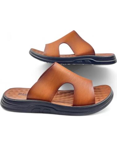 TIMBOS SANDALIA DE HOMBRE CAMEL 131489 MARRóN