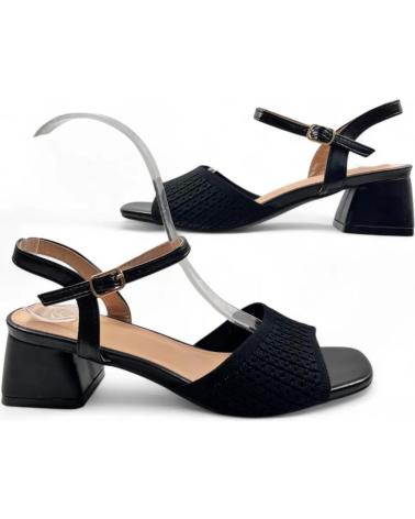 TIMBOS SANDALIA TACON VESTIR DE MUJER 131460 NEGRO