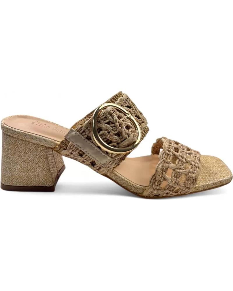 TIMBOS SANDALIA TACON VESTIR DE MUJER 131441 BEIGE