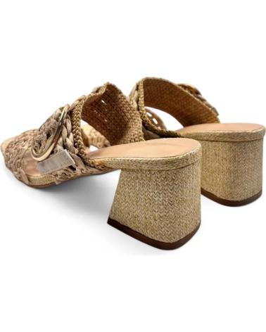 TIMBOS SANDALIA TACON VESTIR DE MUJER 131441 BEIGE